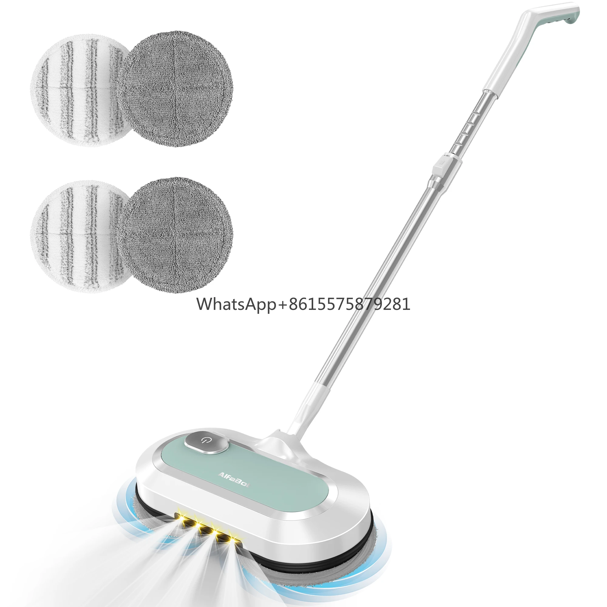 

Customized Logo Electric Mop with LED Headlight Rechargeable Electric Mop Low Noise Electric Mop