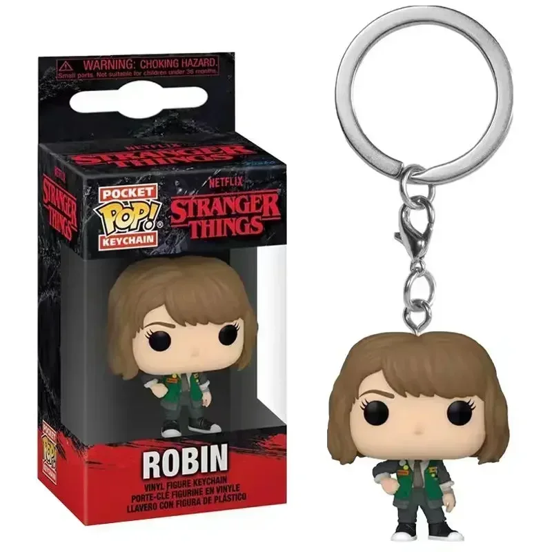 13 styles Newest FUNKO POP Pocket keychains Demogorgon Dustin
