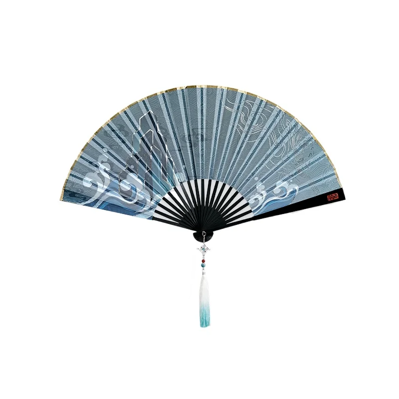 [رسمي] لعبة miHoYo هونكاي ستار السكك الحديدية Feixiao مروحة قابلة للطي حقيقية تأثيري حلي مروحة من الخيزران حلية Doujin الهدايا