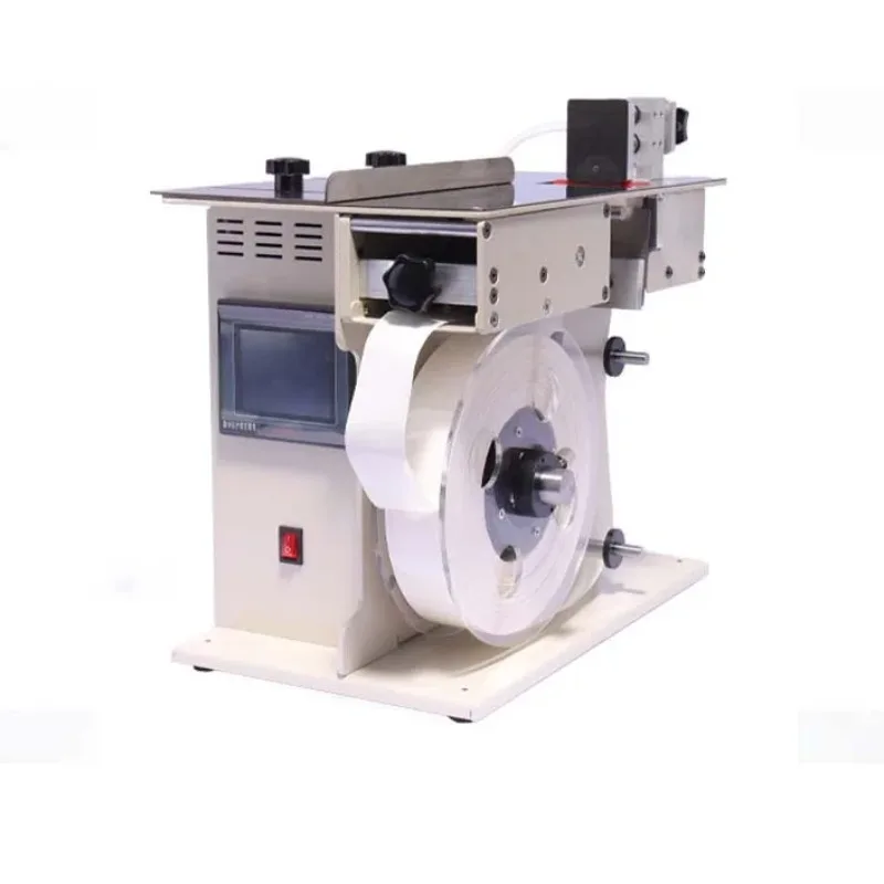 Semi-Automatic Adhesive Sticker Rectangular Carton Box Corner Right Angle Sealing Labeling Machine
