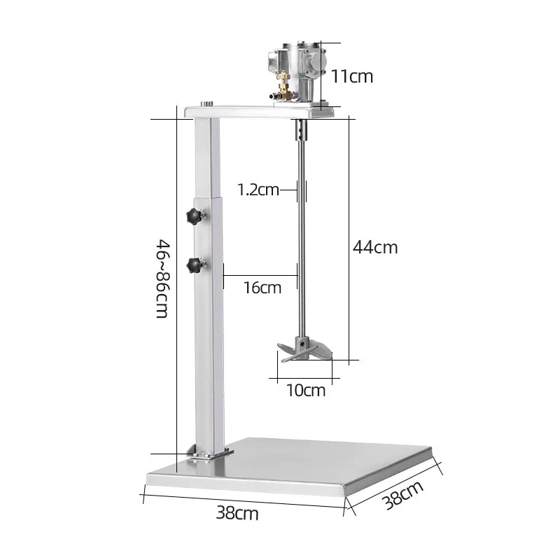 Pneumatic Mixer Paint Ink Agitator Stirrer Liquid Mixer Agitator Lifting Hand-Held Coating Mixing Machine