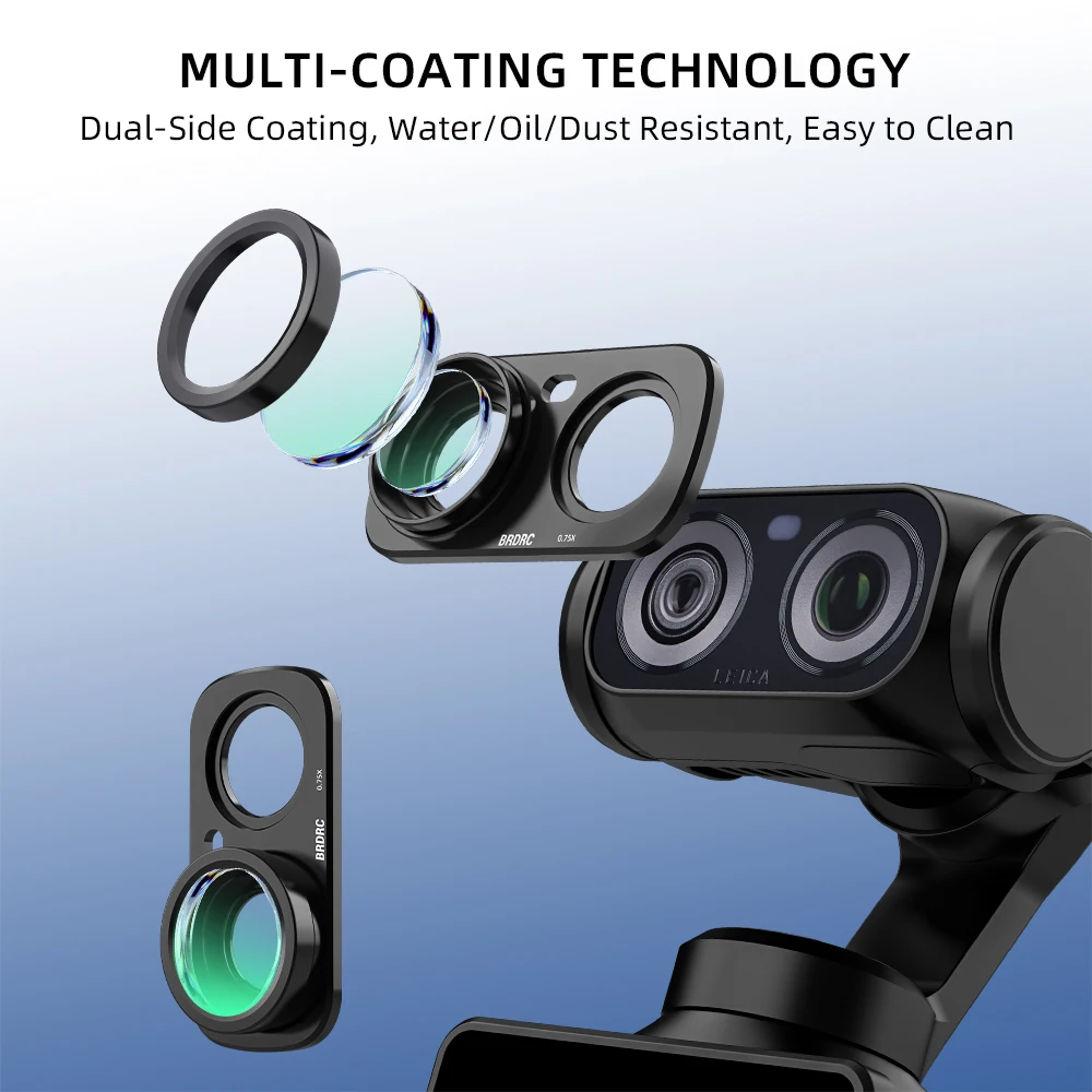 Weitwinkel-Filter für Insta360 Luna Ultra 0,75X 115 Grad HD-Glas Magnetfilter Objektiv Ölbeständig Staubdicht Kamerazubehör – Detail 6