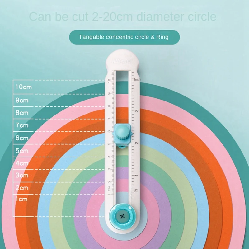 มีดตัดทรงกลมปรับได้สำหรับ KW-TRIO 2X ตัดปะเข็มทิศสมุดภาพที่ตัดกระดาษสมุดภาพเป็นวงกลม