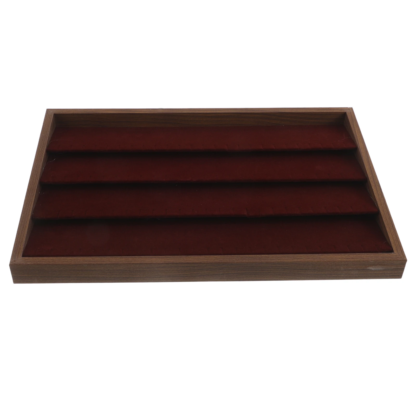 

Earring Storage Walnut Wood Jewelry Organizer Bedroom Jewelry Organizer Tray Dresser Wooden Display Bracelet Ring Dish