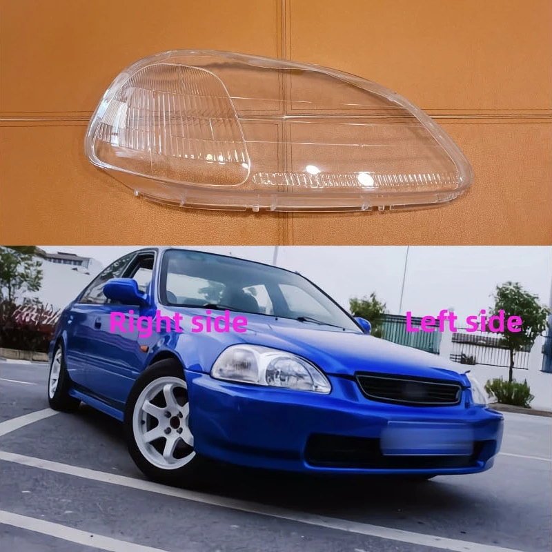 For Honda Civic 1996 1997 1998 Car Headlight Shell Replacement Headlight Cover Headlamp Lens Headlight Glass Auto Shell Cover