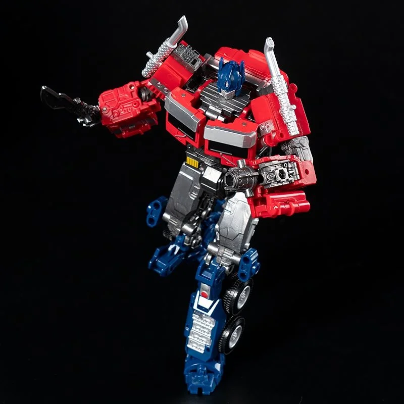 変形玩具車ロボット オプティマスプライム アクションフィギュア 合金製 子供向け