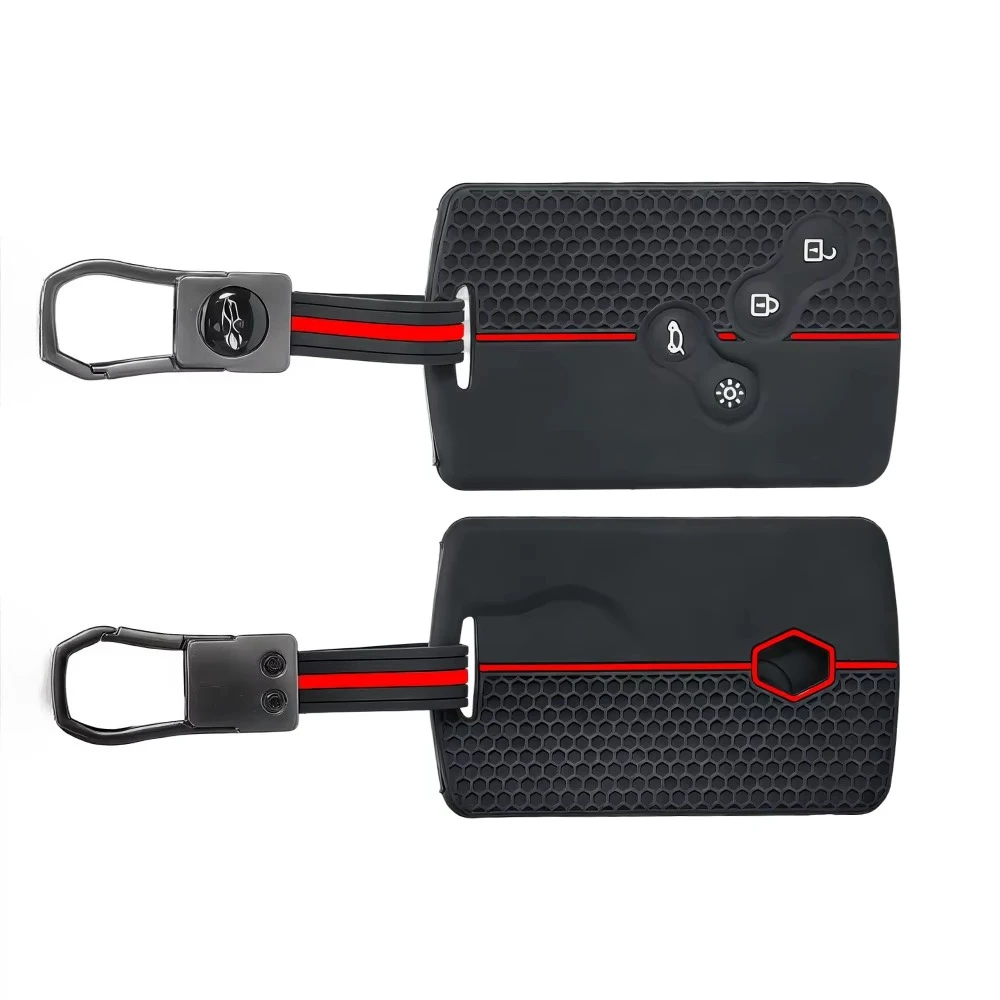 Silicone Car Key Case Cover Shell for Renault Duster Captur Clio Logan Megane 1 2 3 Koleos Scenic Nema Fluence Zoe Accessory
