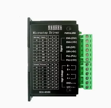 TB6600 محرك متدرج وحدة تحكم في مشغل 4.0A 9 ~ 42VDC TTL 16-Step CNC 1 محور نسخة مطورة جديدة من 42/57/86