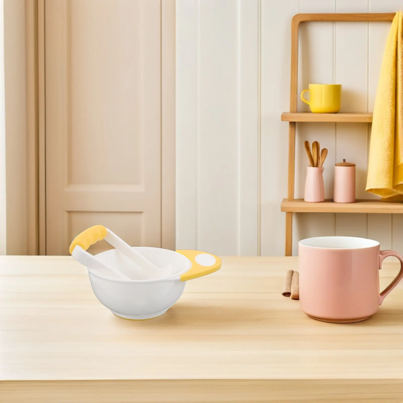 

Набор для приготовления детского питания: портативная чаша-пюрефрайзер с эргономичным дизайном для путешествий и использования на природе, инструмент для измельчения прикорма, миски для кормления малышей