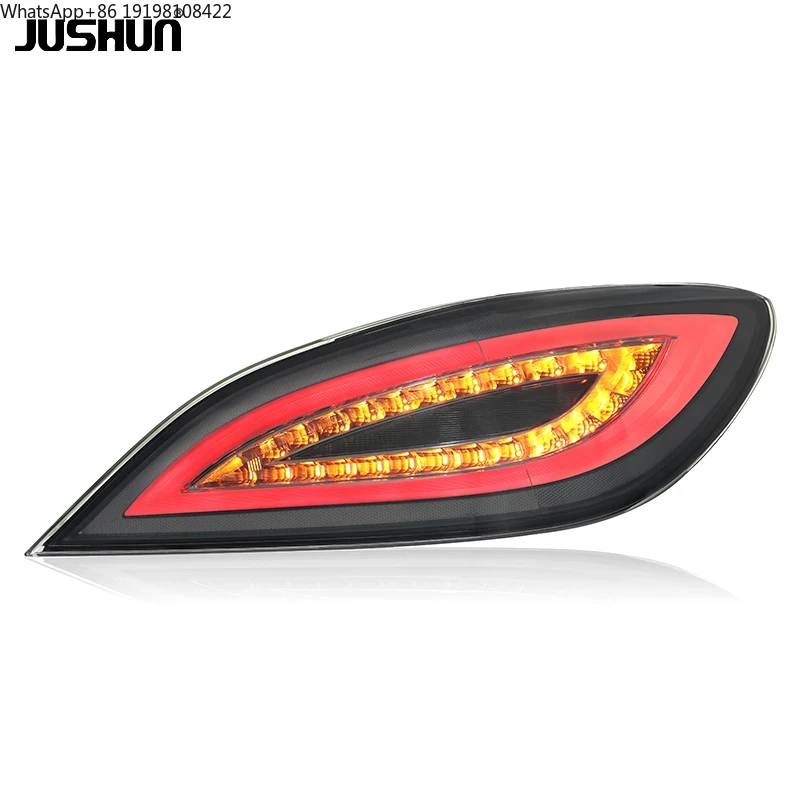 JUSHUN Auto Taillights Assembly for Benz CLS W218 218 220 260 320 400 2012-2017 Upgrade LED Demon Eyes Style Car Back Lamps