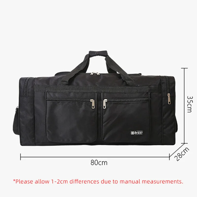 Large Capacity Outdoor Travel Bag Men Women Fitness Casual Trip Handbag Tourism Luggage Clothes Shoulder Crossbody Storage Bags