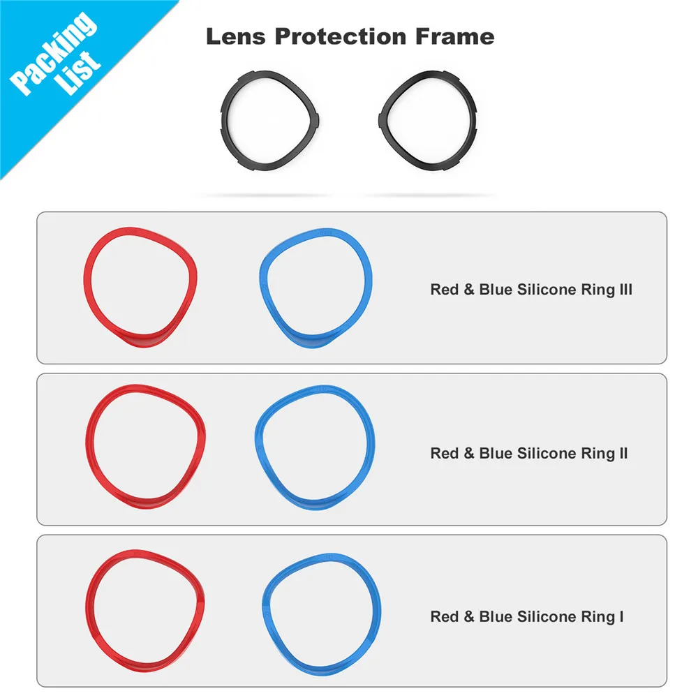 AMVR Anti Scratch Ring Plastic Lens Protection Frame for Oculus Quest 2/Rift S VR Accessories