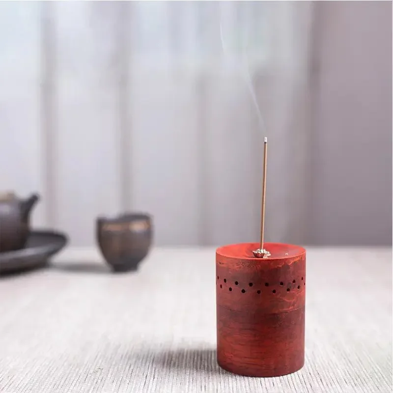 Creative Bluetooth Speaker Incense Burner Wireless Music Aromatherapy Diffuser Log Design Home Decor Tea Ceremony Ornament
