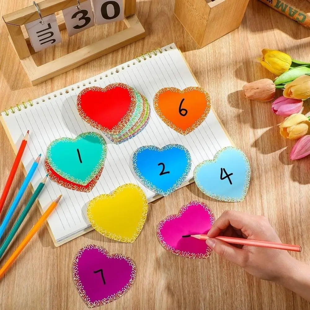 108 Uds recortes coloridos recortes de papel de estrella flor redonda estética pentagrama en forma de corazón borde decorativo artesanía DIY