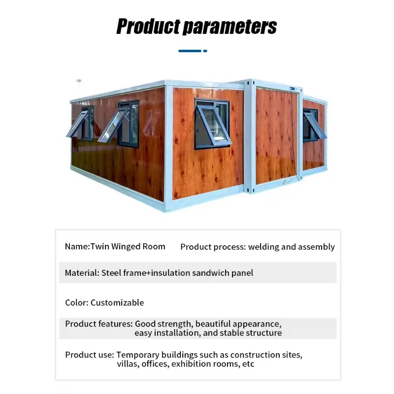 Factory Direct Collapsible Manufacturer Homes for Global Digitalization Container House With Separate Wet And Dry Bathroom