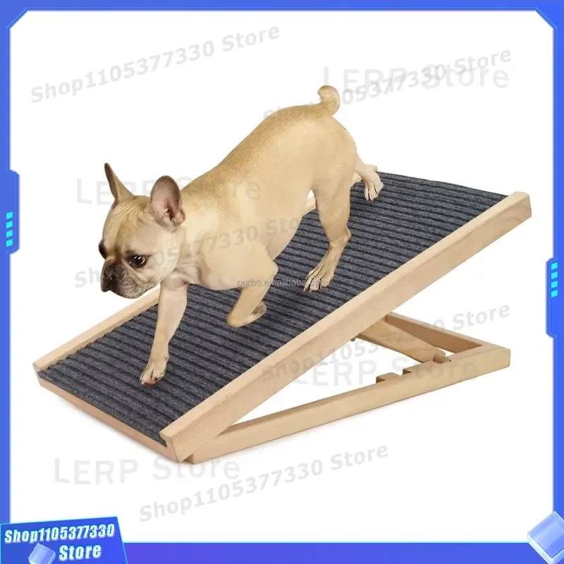 Wooden Pet Ramp for Dogs and Cats Durable Stairs Ladder Custom Design Indoor Outdoor Use Safe Non Slip Steps for Small Medium