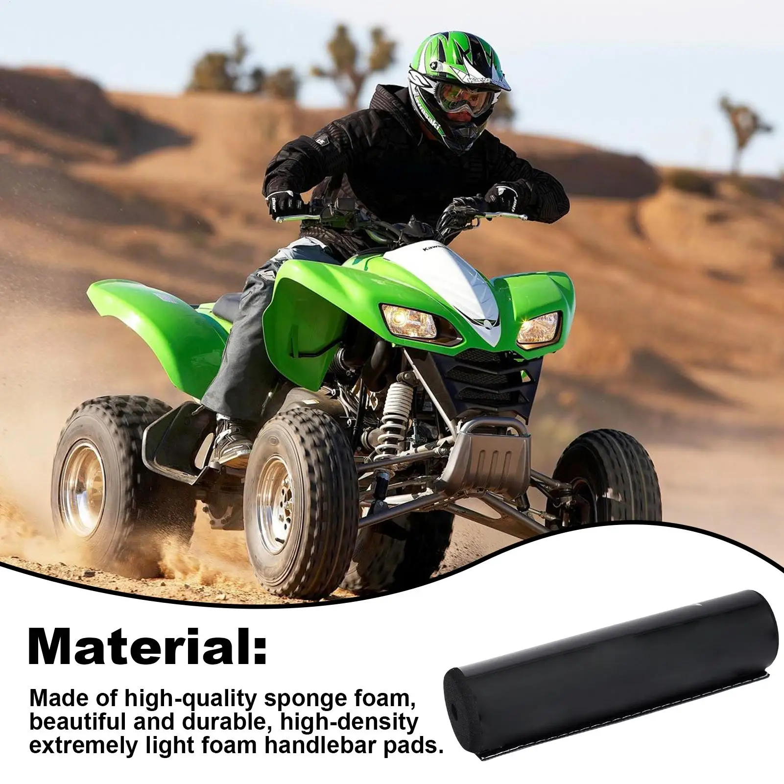 Motorcyclist's Chest Protector Precise Fit Handlebar Pad For Bike High-Density Cross Bar Handlebar Foam Pad For Handlebar For view 3