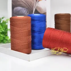 3mm 200m Polypropylene Macrame Cord Yarn Art Cord Yarn Colored Knitting Crochet Bag Cord Crafts for Hangings Underplate Rug