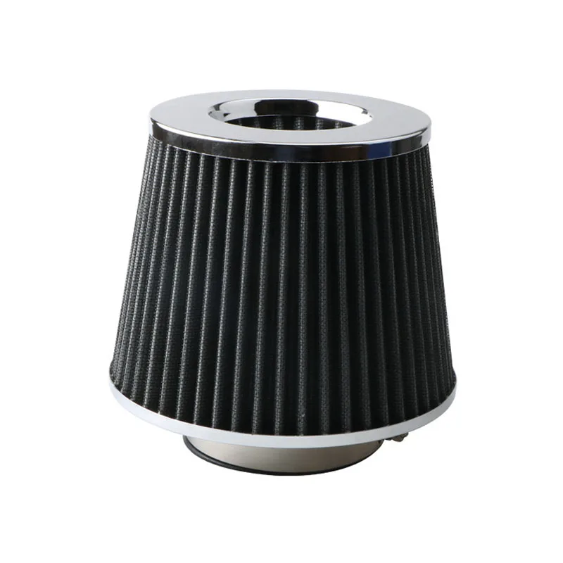 air filter universal 76mm car high flow air filter Aluminum intake filter mushroom head car air filter induction kit accessories