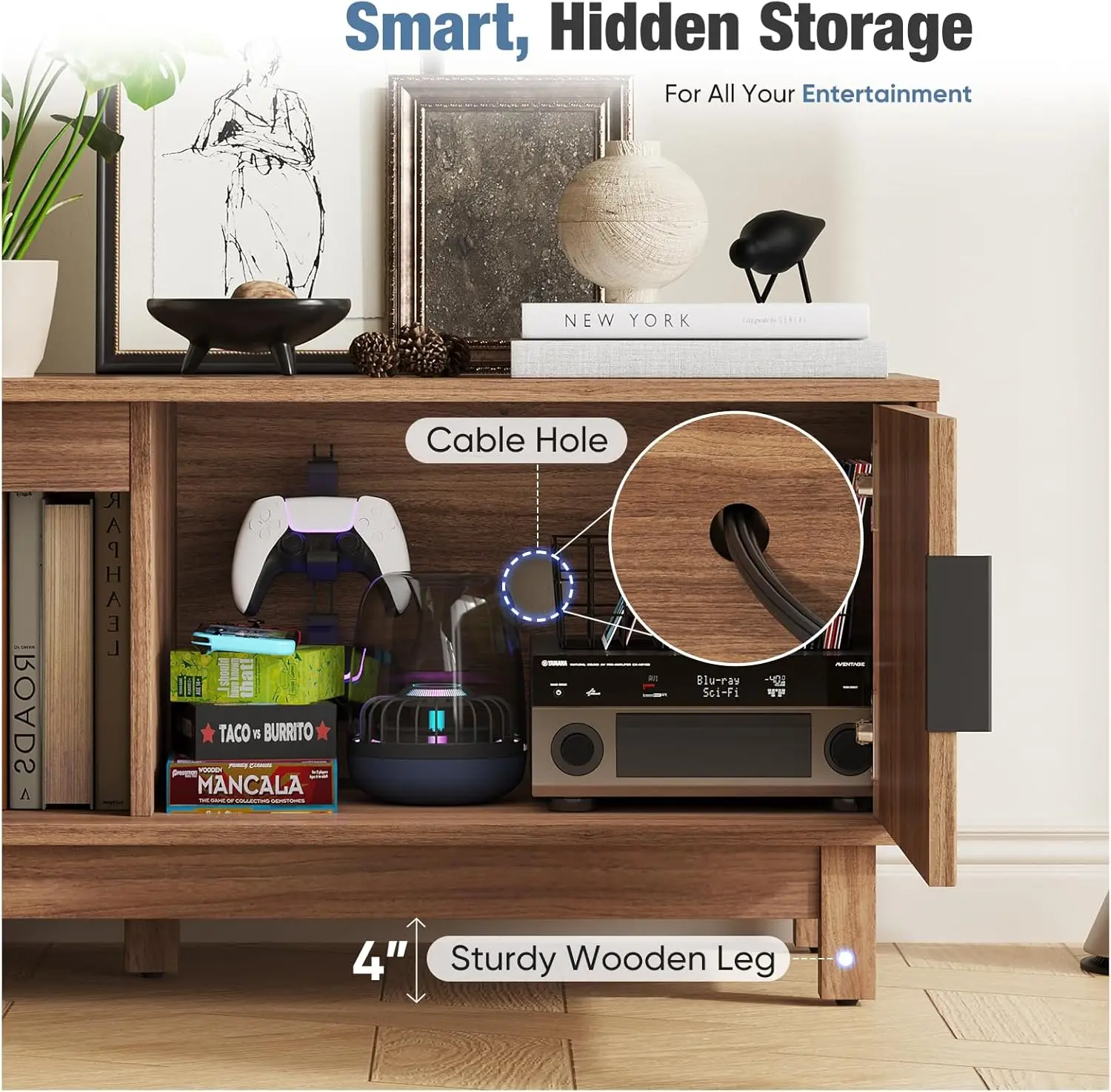 How to Hide a Cable Box in a TV Stand Without Overheating or Killing the Wi-Fi Signal