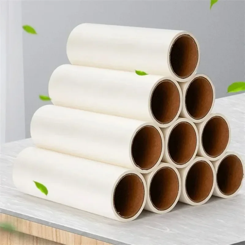 5 Pcs Lint Roller Accessory Sticky Paper Cleaning Tape for Remover Rollers Tearable