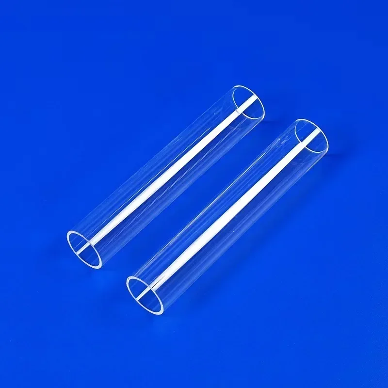 หลอดควอตซ์ Capillary OD50 * ID46 * L60mm / Silica Single-Bore Glass Capillary Tube / หลอดแก้วอุณหภูมิสูง