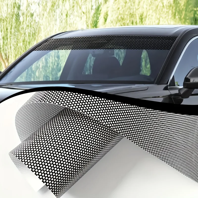 

Солнцезащитная пленка для автомобиля 20×130 см, виниловая наклейка на лобовое стекло и окна, водонепроницаемая самоклеящаяся теплоизоляционная солнцезащитная пленка для большинства автомобилей
