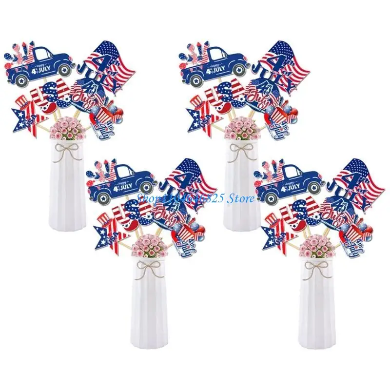 

Set Of 6 Independence Day Flags Add A Festival Touch To Your Celebration With These Decorations For Indoor Outdoors Use