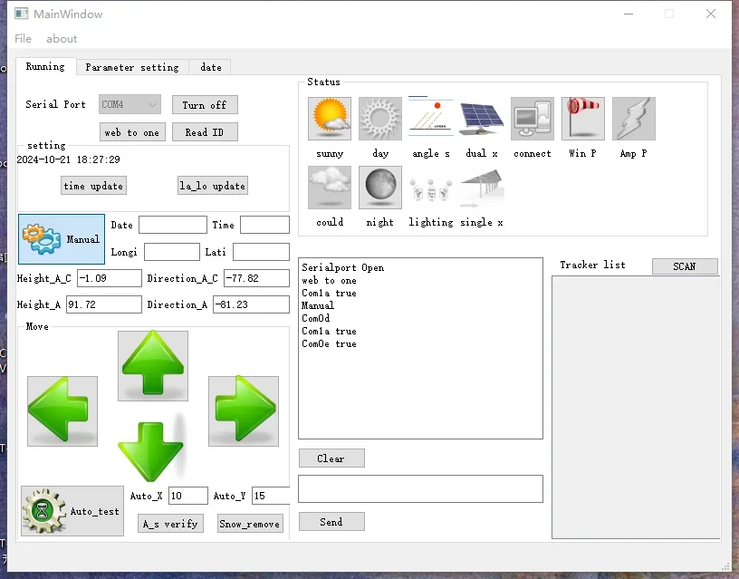 TLF Solar Mounting System Solar Tracker System Controller Smart Intelligietn Automatic Dual-axis Solar Tracking System Controlle