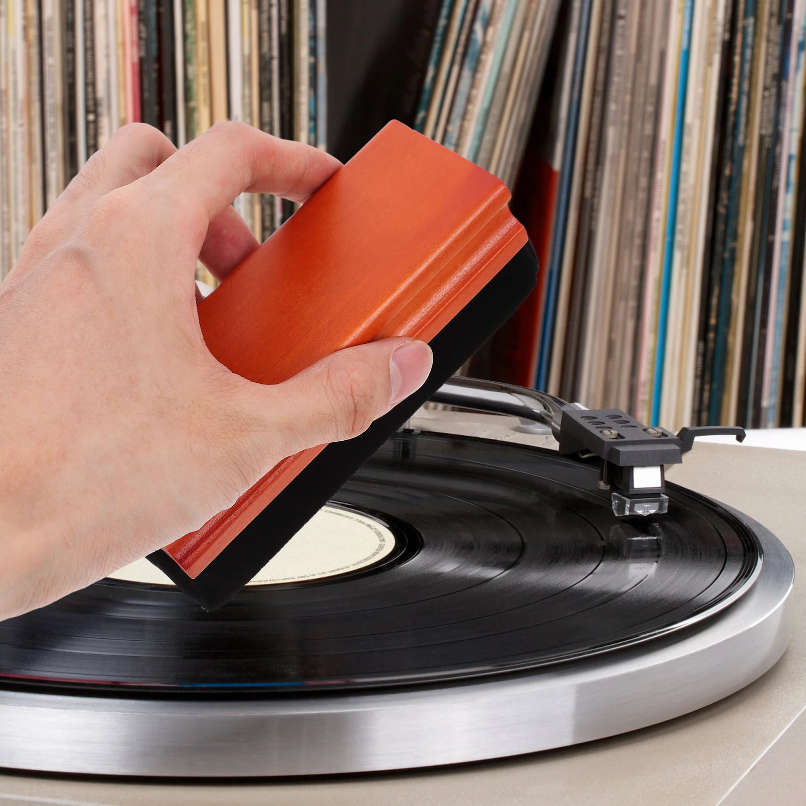 

1 Set Vinyl Cleaning Kit, Durable Brushes For Player Cd Dvd, Stylus Groove Cleaner Tools, Portable Maintenance Supply, Vinyl