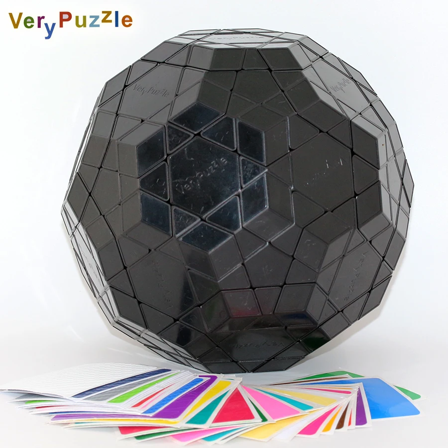 VeryPuzzle 90 Magic Cube Classical Tuttminx New V2 32 Axis Magic Cube Spherical Difficult Game Logic Toy Difficult Twist Puzzles