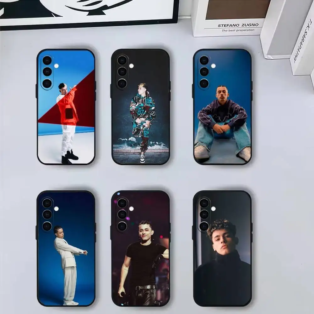 

T-Trueno-s Trendy Rapper Phone Case For Samsung Galaxy A73,A72,A71,A70,A53,A52,A51,Others Soft Black Cover