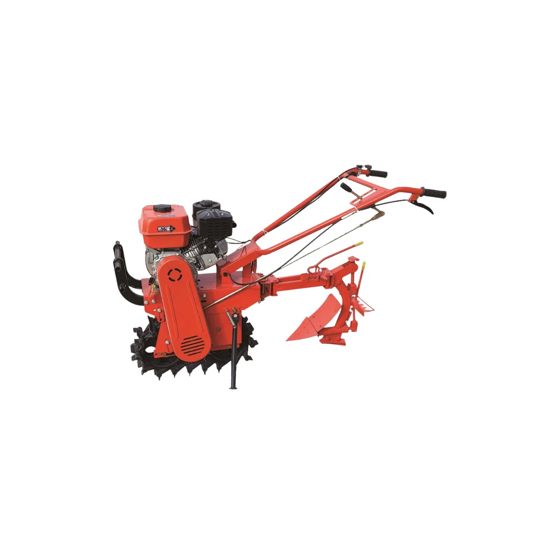 Multifunctional Automatic Diesel-Powered Water-Cooled Engine Gear Cultivator Tiller for Farm Agriculture Chain Rail Ditching
