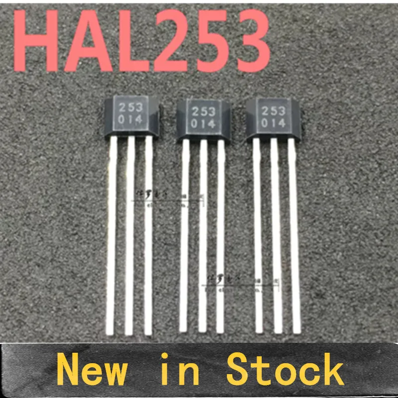 10PCS HAL253 All-Pole Ultra-Low-Power Hall Switch 253 TO-92S Through-Hole Hall Sensor