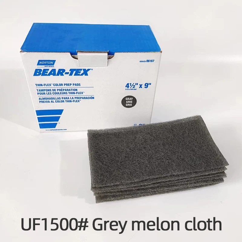 NORTON kain pembersih abu-abu merah pemolesan industri pakaian pembersih karat logam Flex Primer Prep bantalan amplas abrasif