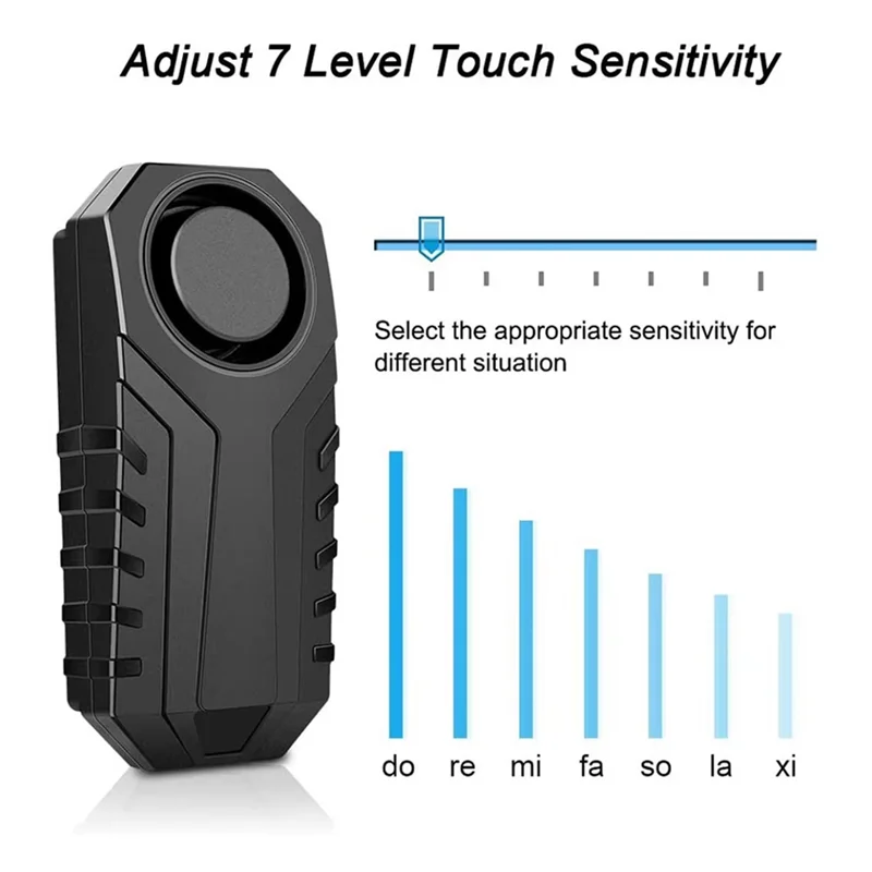 

Vibration-Based Motorcycle And Bike Alarm System With IP55 Waterproof Rating And Remote Anti-Theft Control