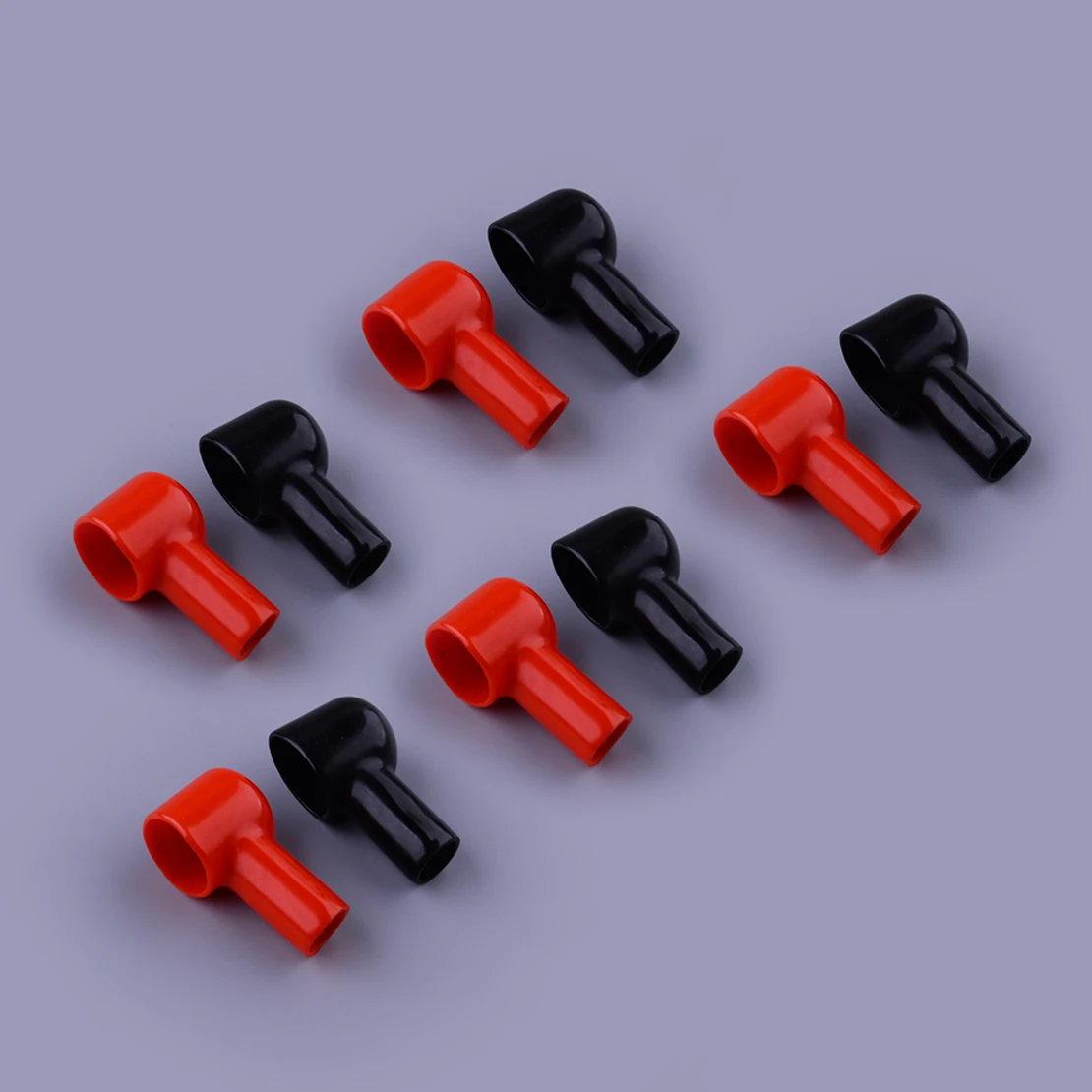 20pcs Battery Terminal Cover Flexible Boot Insulating Protective Lug Cap Universal for Car Motorcycle Truck SUV Boat ATV Scooter