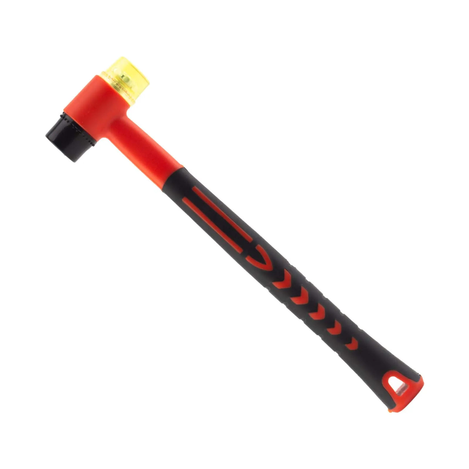 

25mm Rubber Hammer Double Headed Installation Hammerwith Rubber Handle, Detachable Insulated Installation Hammer