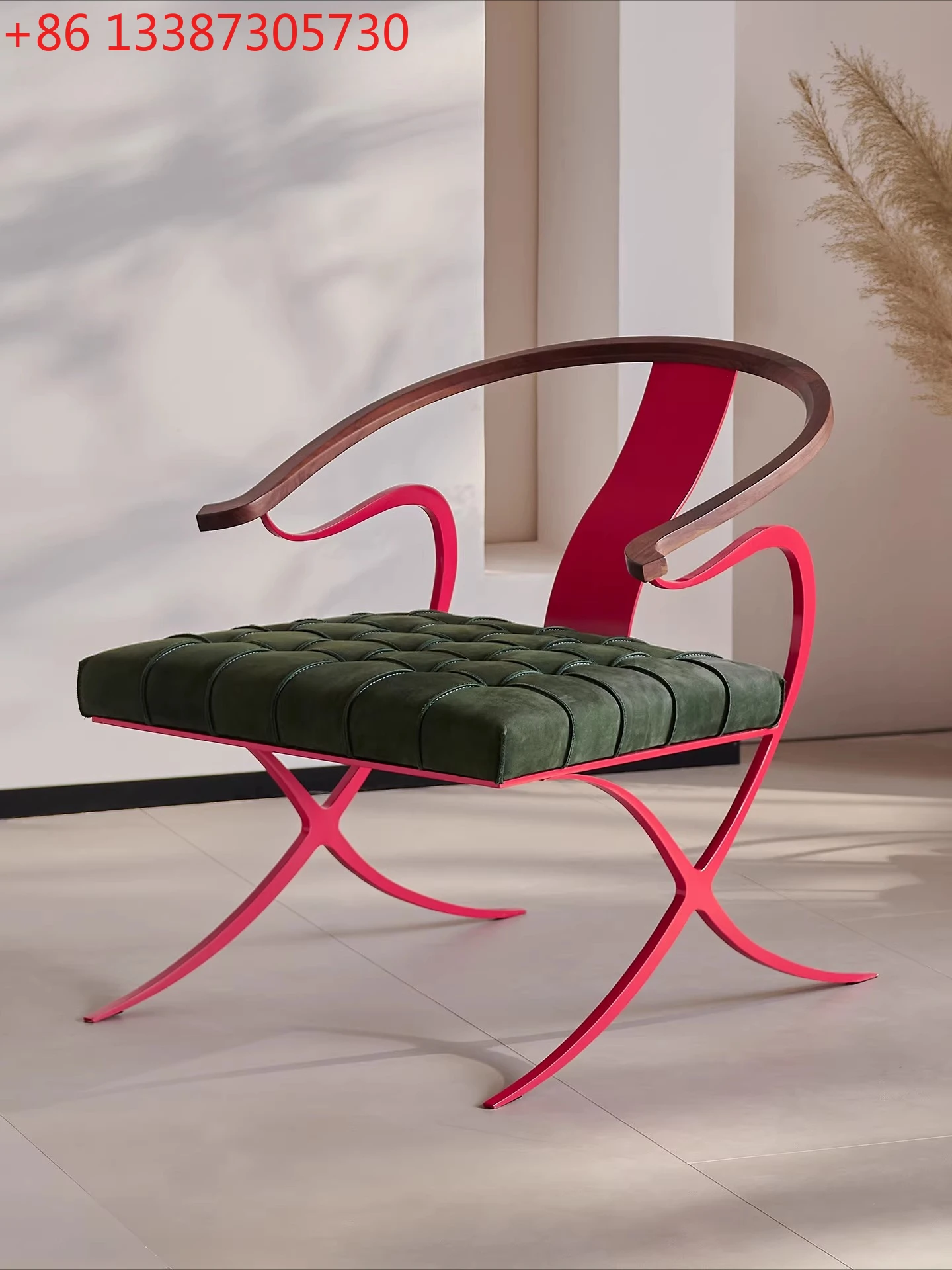 

Итальянское минималистичное кресло из натуральной кожи для отдыха, для виллы, особняка, гостиной, спальни, дома, в стиле легкой роскоши