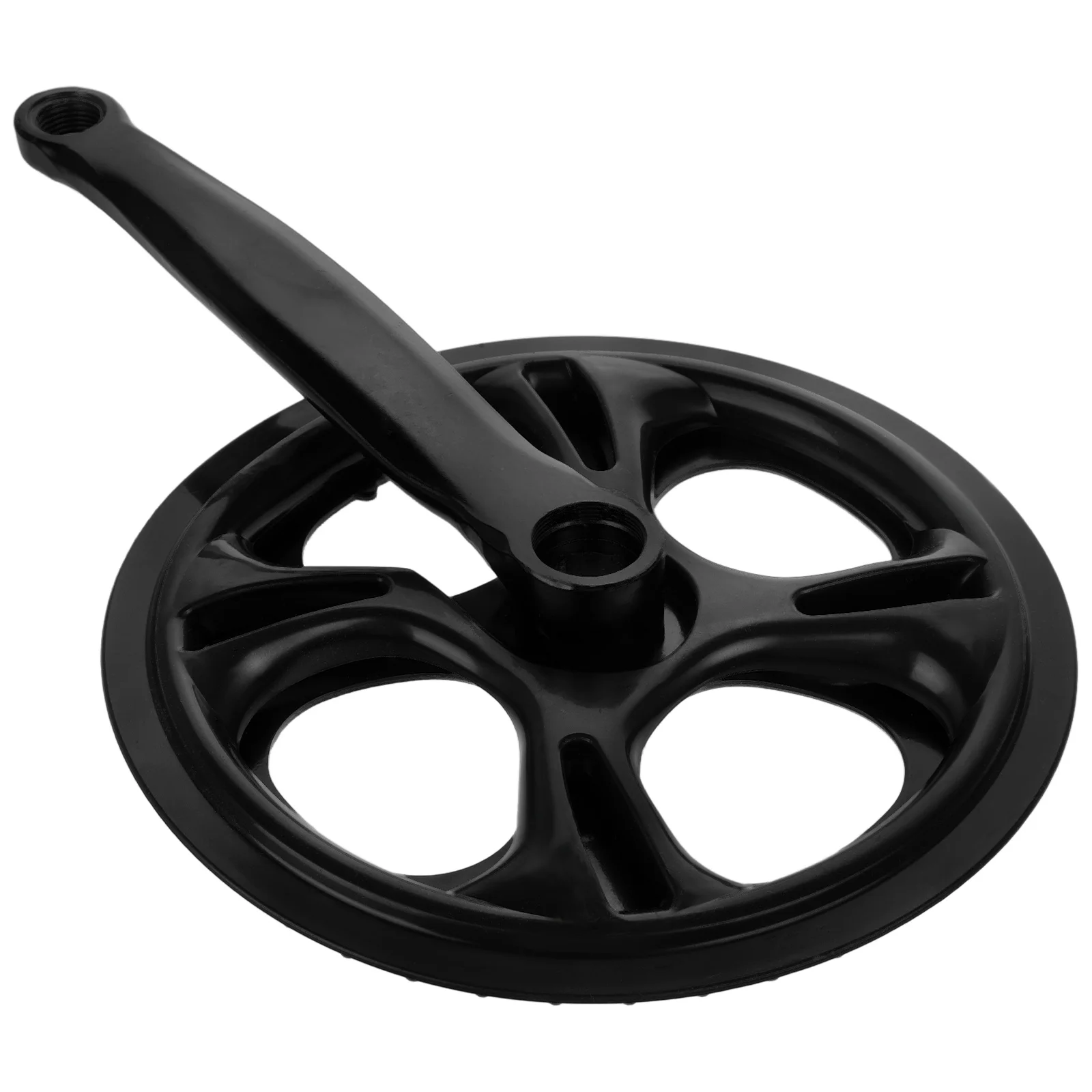 

42T Single Speed Bicycle Crankset Alloy Durable Crank Arm Replacement For Road Bike Mountain Bike Universal Fit Chainring Smooth