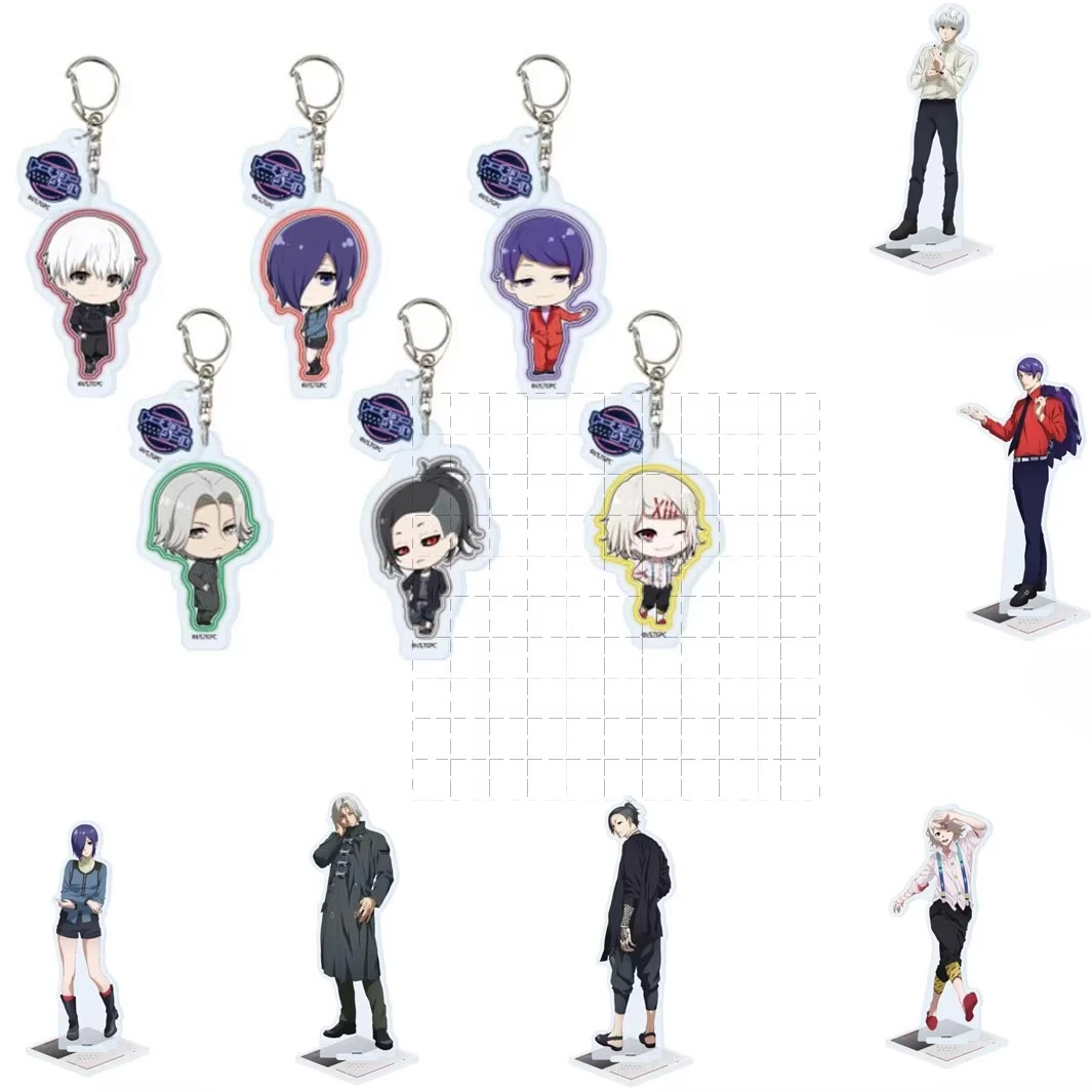 Spiel Tsukiyama Shuu Suzuya Juuzou Kirishima Touka Kaneki Ken Acryic S-tragende Figur Puppe Anime House Y Teetrinken Kinderspion und Y für Technik ft