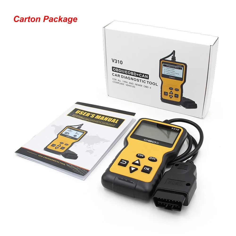 Obd2 V310 Scanner Automotive Automatic Diagnostic Tool General Motors Engine Fault Code Reader Diagnostic Tool