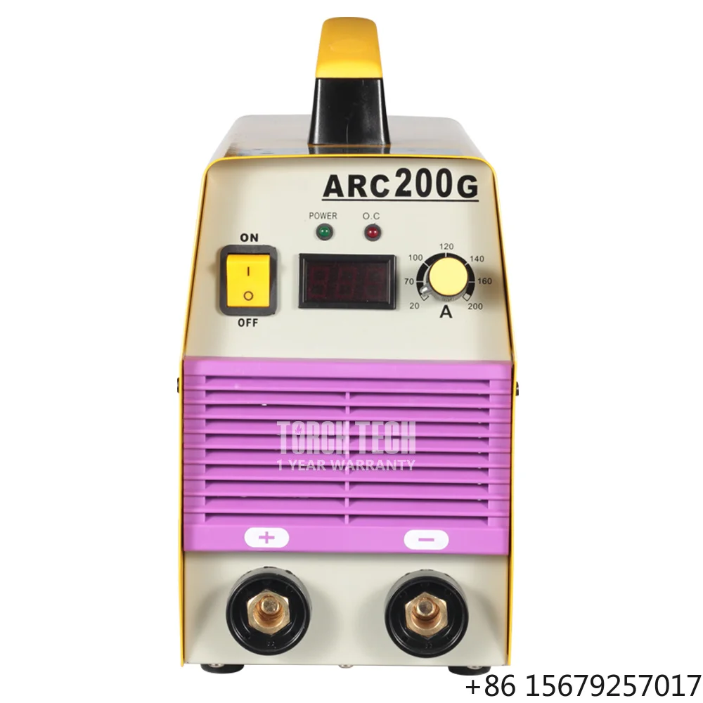 Hot Sale 220V Zx7-200-250 IGBT MMA Welding Machine and Stick Welder DC Arc 200 IGBT Inverter for Steel