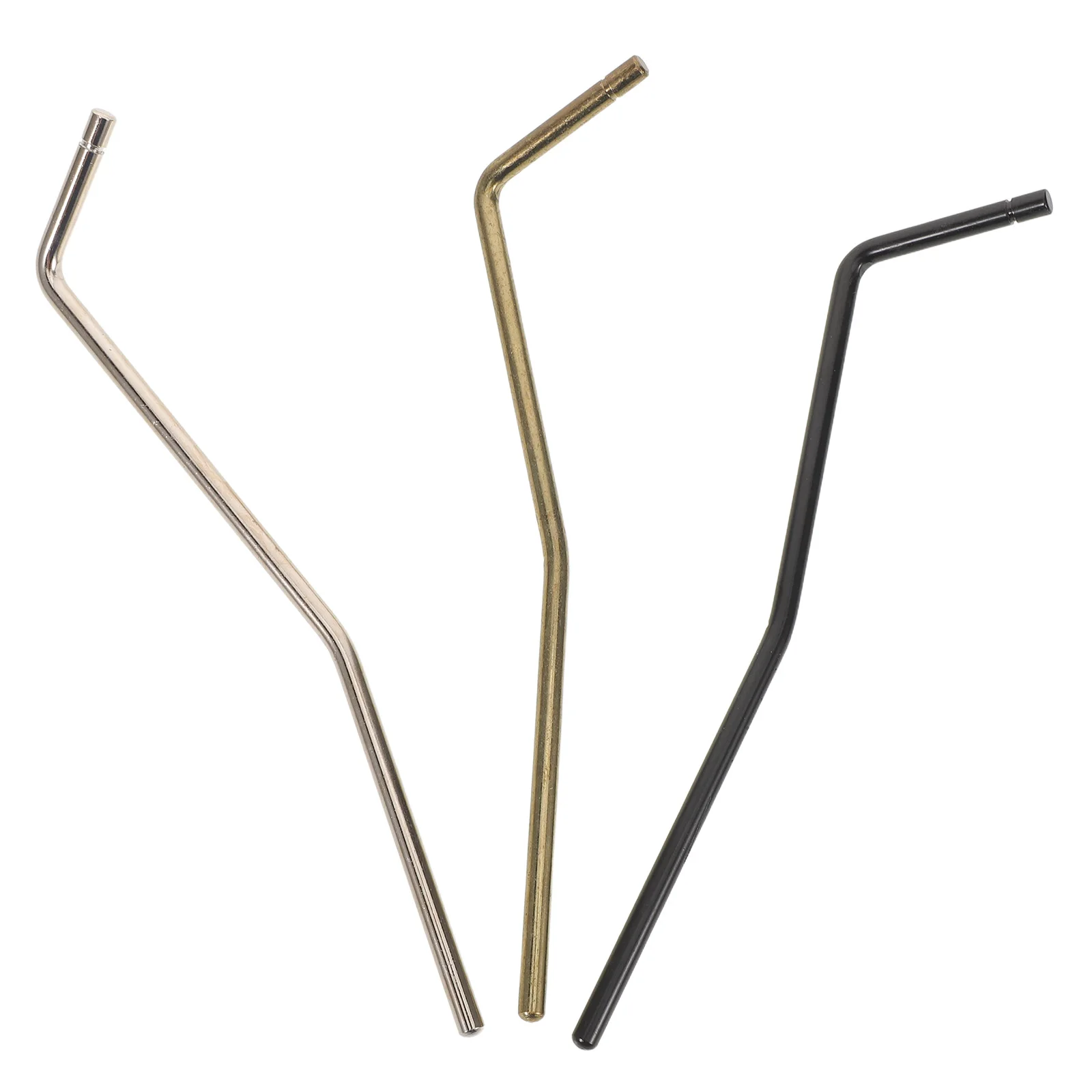 

3 Pcs Electric Guitar Accessories Replacement Part Tremolo Bar Single Arm Bridge Major Vibrato