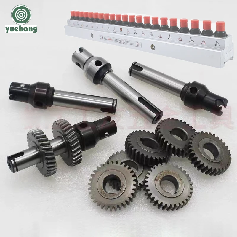 Woodworking Line Boring Machine Parts - Gears & Spindles for Drilling Machine Accessories, High Precision Replacement Components