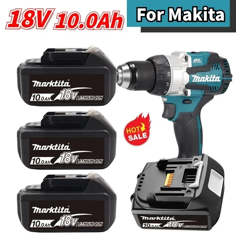 18V 10000mAh for  Makita BL1840 BL1850 BL1830 BL1860B LXT400 Power Tool Battery