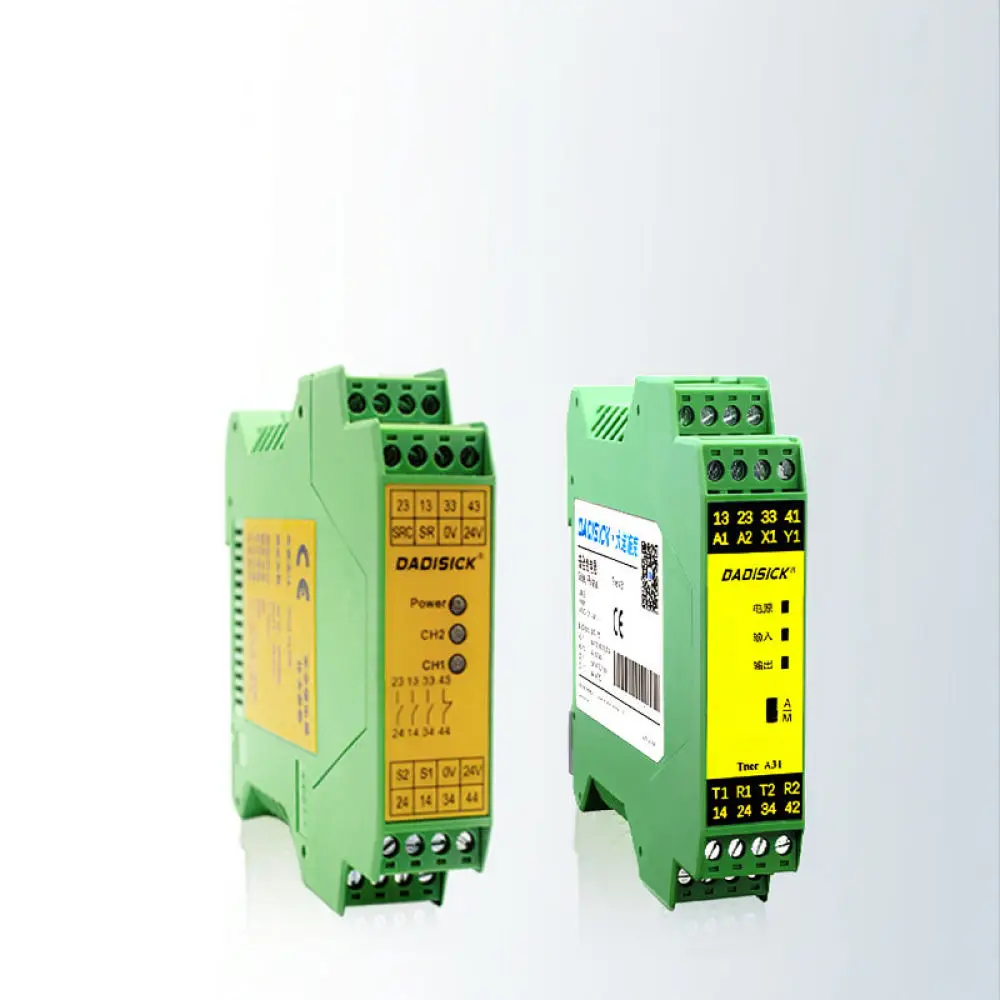For For Dadisick Safety Relay Module Industrial Automation Emergency Stop Sensor Protection Control Switch Box