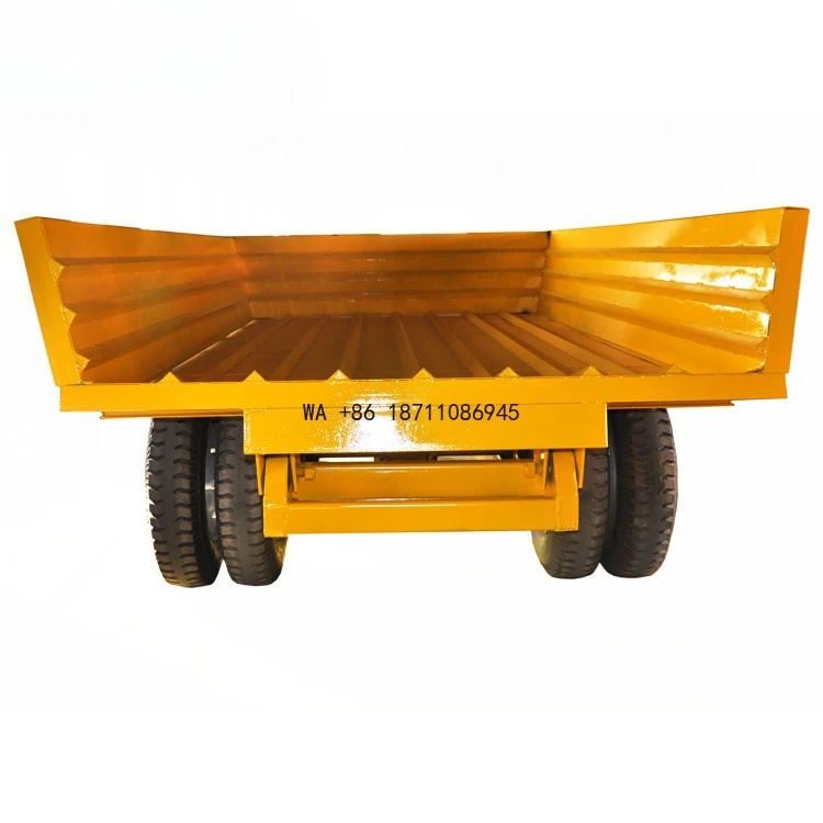Farm Utility Dump Trailer 10T for Tractors Heavy Duty Stone Transport Trailer