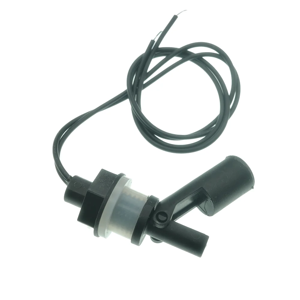 PP Plastic Horizontal Ball Float Liquid Level Sensor Switch for Tank & Pool, DIY Control Module Compatible with Common Developme