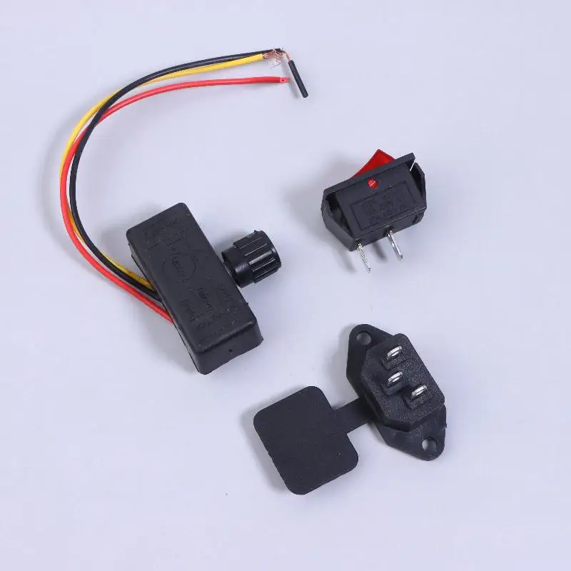 3Pcs/set Electric Sprayer Charging Accessories Set 12V Speed Adjustment Power Switch Electric Sprayer Accessories